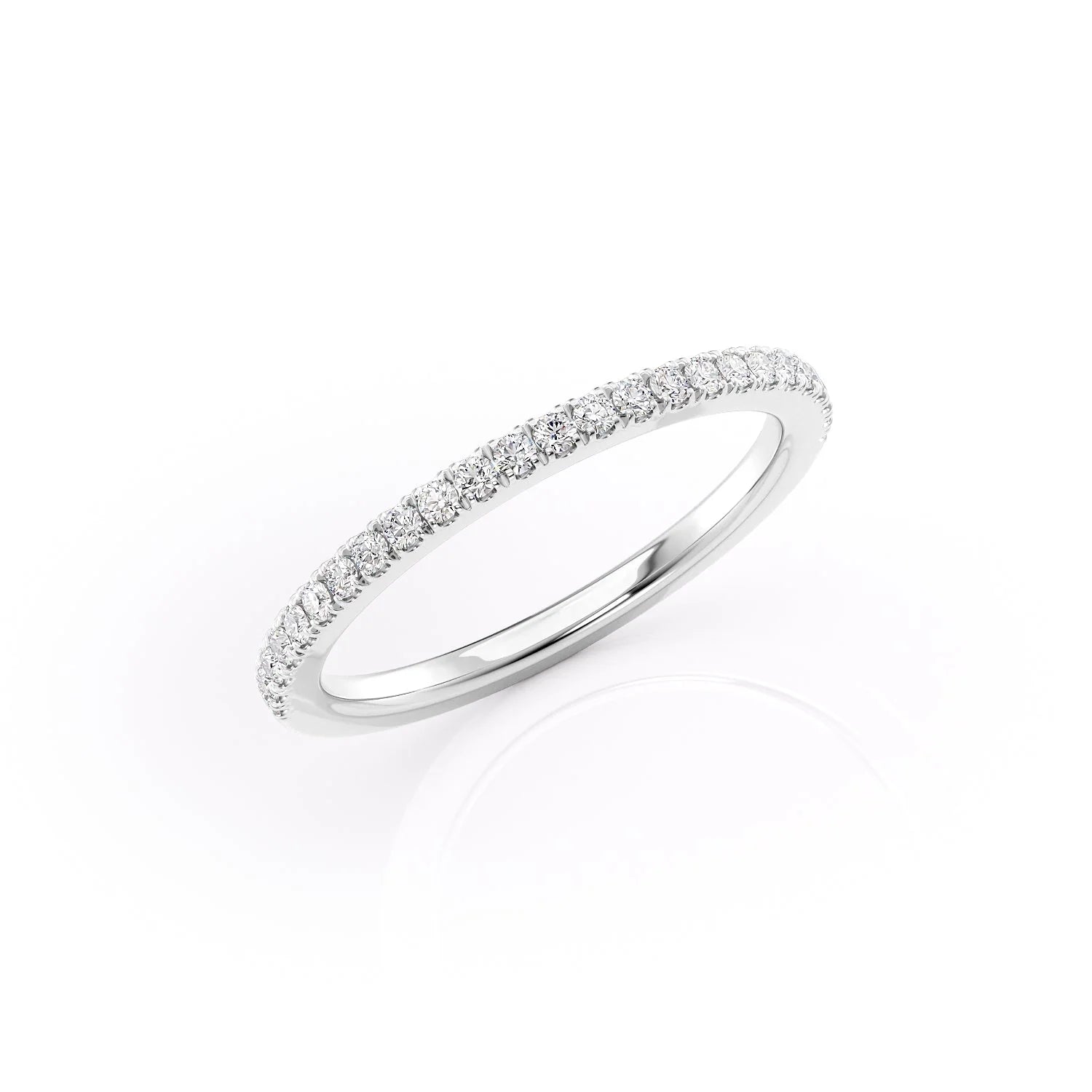 14k White Gold The Pave Eleanor 18k White Gold The Pave Eleanor