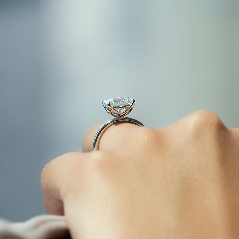 The Alison - Engagement Ring Made in White Gold