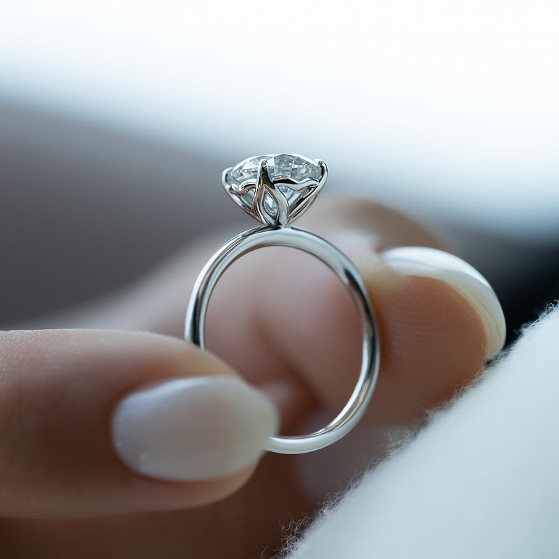 The Alison - Engagement Ring Made in White Gold