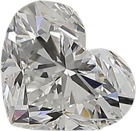 0.5 Carat F VVS1 Heart Natural Diamond