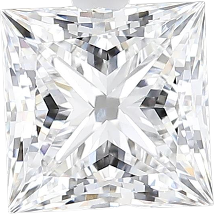 2.01 Carat E vvs2 Princess Lab Diamond