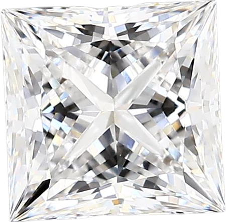 2.06 Carat D vvs2 Princess Lab Diamond