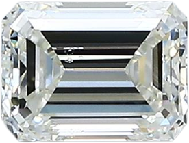 0.6 Carat J VVS1 Emerald Natural Diamond