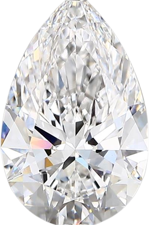 2.36 Carat E vvs2 Pear Lab Diamond