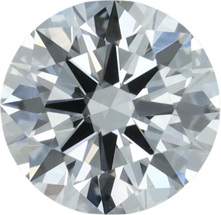 0.51 Carat I VVS1 Round Natural Diamond