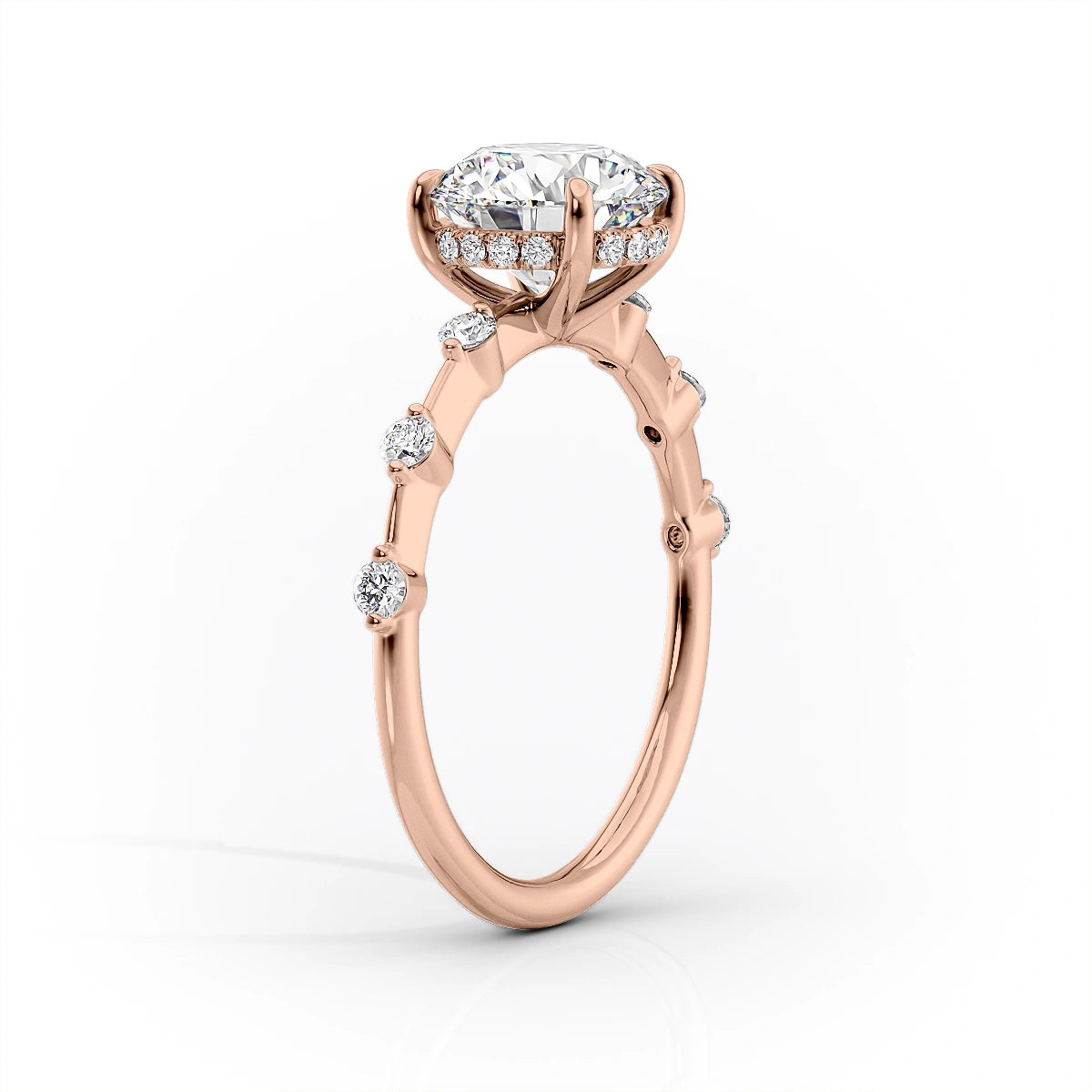 Buy 2.25 Ct Oval Engagement Ring. Rose Gold Engagement Ring. Fine Quality  Ring. Rose Gold Wedding Ring. Promise Ring. Rose Gold Solitaire Ring.  Online in India - Etsy