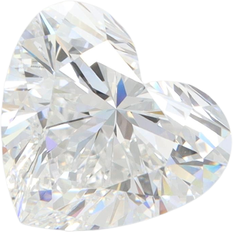 2.76 Carat E VVS1 Heart Lab Diamond