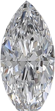 0.5 Carat D SI1 Marquise Natural Diamond