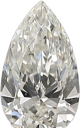 0.5 Carat H SI1 Pear Natural Diamond