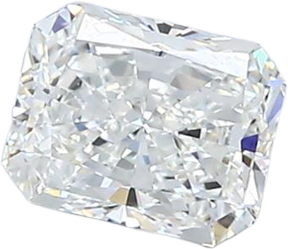 0.6 Carat H VS1 Radiant Natural Diamond