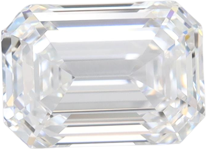 2.1 Carat D VVS2 Emerald Lab Diamond