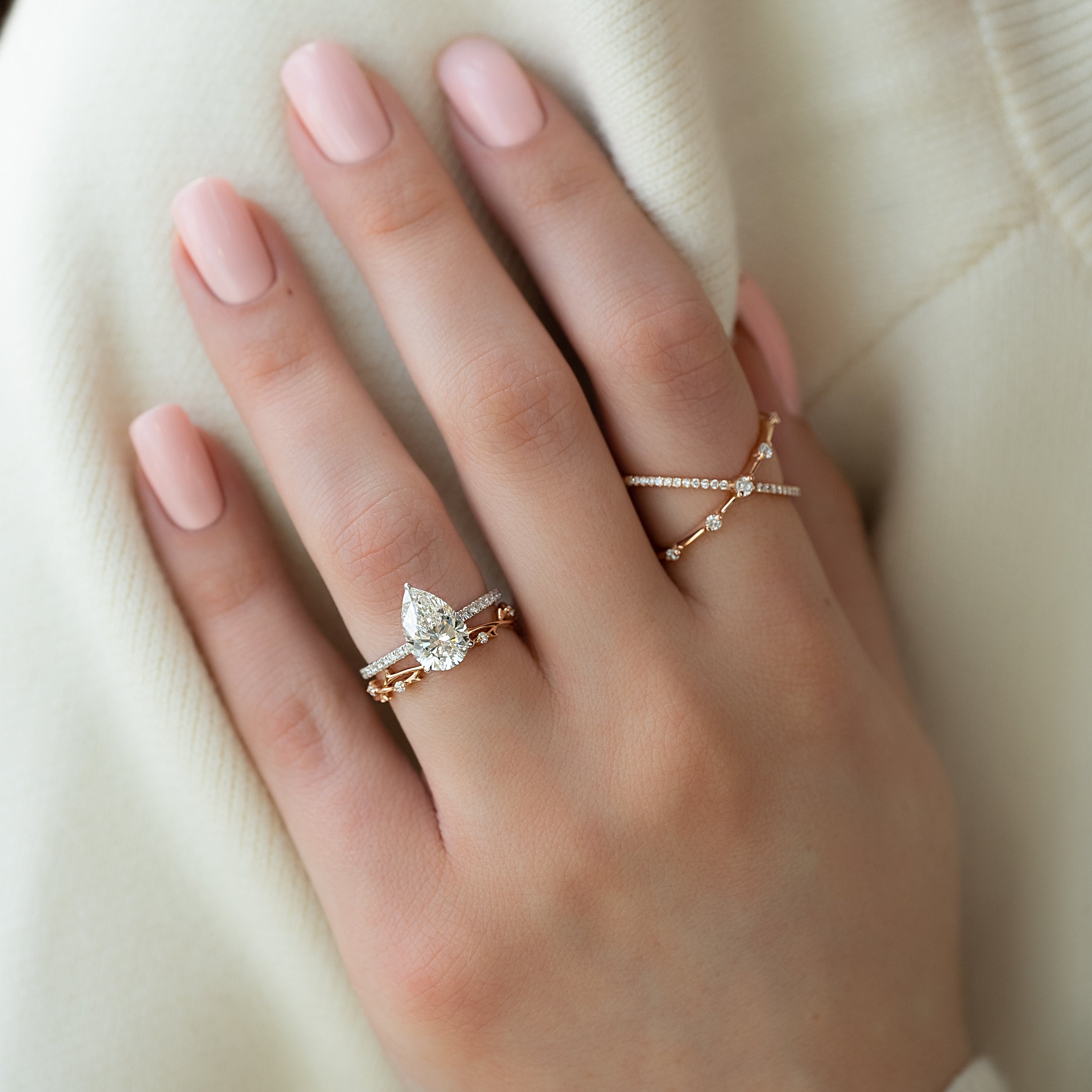 Pear Halo Diamond Engagement Ring Diamond Ring Dainty Minimalist Promise  Ring Classic Wedding Jewelry Gift CZ Diamond Ring BR4952 - Etsy