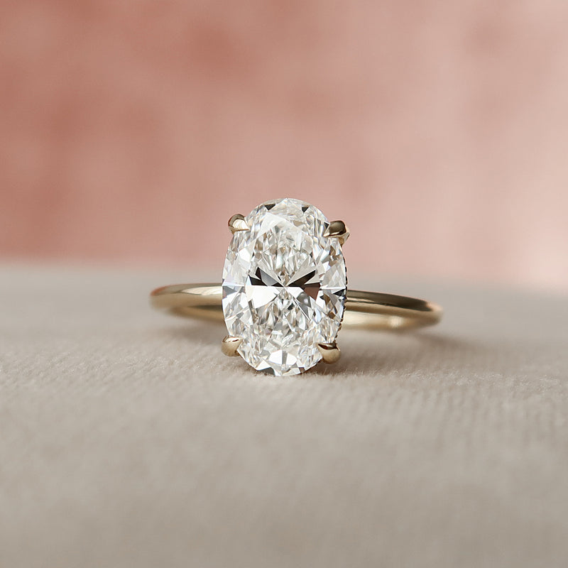 Oval Diamond Engagement Rings – Happy Jewelers