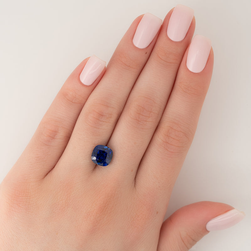 4.5Ct Cushion Cut Lab Created Sapphire