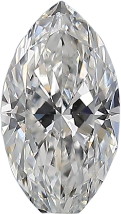 0.52 Carat F SI1 Marquise Natural Diamond