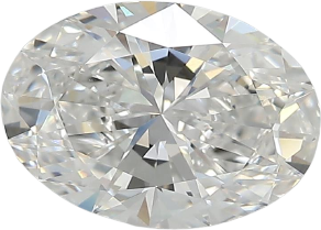 2.02 Carat F VVS2 Oval Lab Diamond
