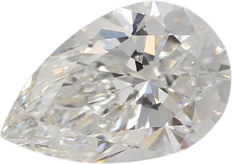 2.02 Carat F VVS2 Pear Lab Diamond