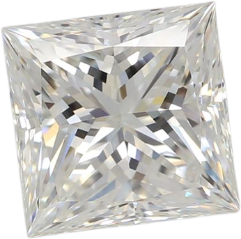 2.03 Carat F VVS2 Princess Lab Diamond