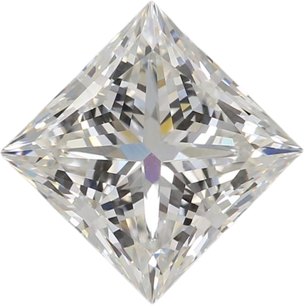 2.05 Carat F VVS2 Princess Lab Diamond