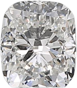 0.52 Carat F VS1 Elongated Cushion Natural Diamond