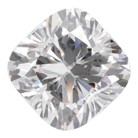 4.07 Carat D VVS1 Cushion Lab Diamond
