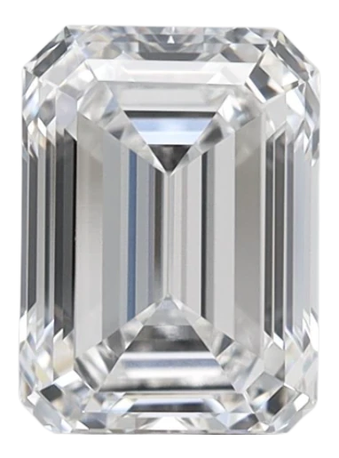 2.0 Carat E VVS2 Emerald Lab Diamond