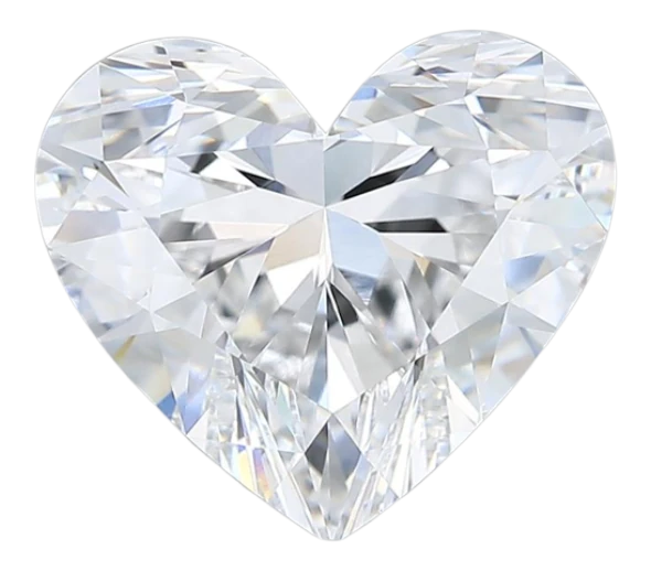 4.56 Carat E VVS2 Heart Lab Diamond