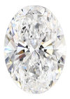 3.01 Carat D VVS2 Oval Lab Diamond