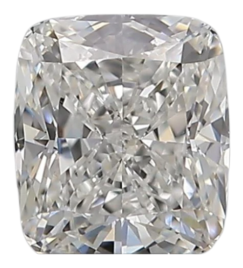 0.52 Carat F VVS1 Elongated Cushion Natural Diamond
