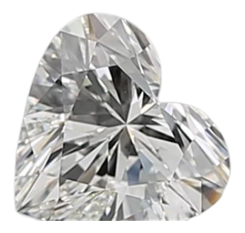 0.5 Carat I VVS2 Heart Natural Diamond