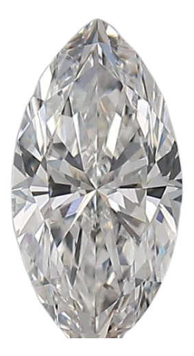 0.5 Carat F SI1 Marquise Natural Diamond