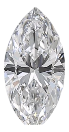 0.72 Carat D SI1 Marquise Natural Diamond
