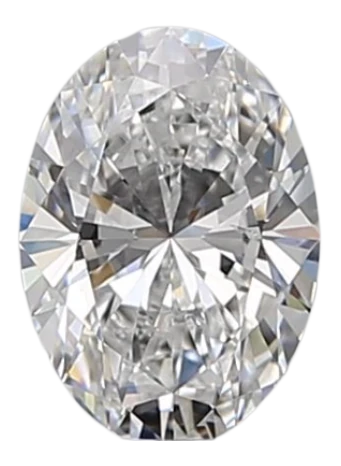 0.5 Carat D SI1 Oval Natural Diamond