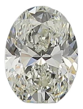 0.52 Carat I VVS2 Oval Natural Diamond