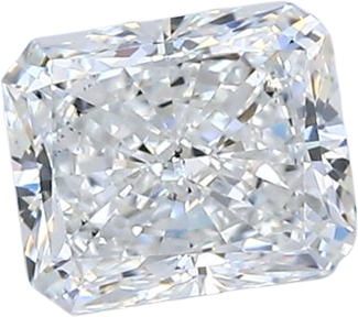 0.84 Carat F SI1 Radiant Natural Diamond