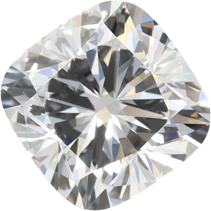 2.03 Carat D VVS1 Cushion Lab Diamond