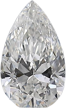 0.5 Carat G SI1 Pear Natural Diamond