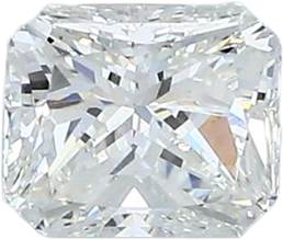 0.72 Carat H SI1 Radiant Natural Diamond