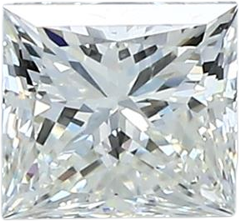 0.6 Carat J VVS1 Princess Natural Diamond