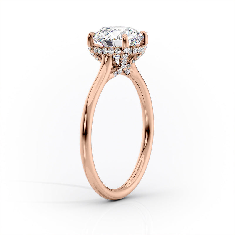 Round Rose Gold 14K The Ellie, Round Rose Gold 18K The Ellie