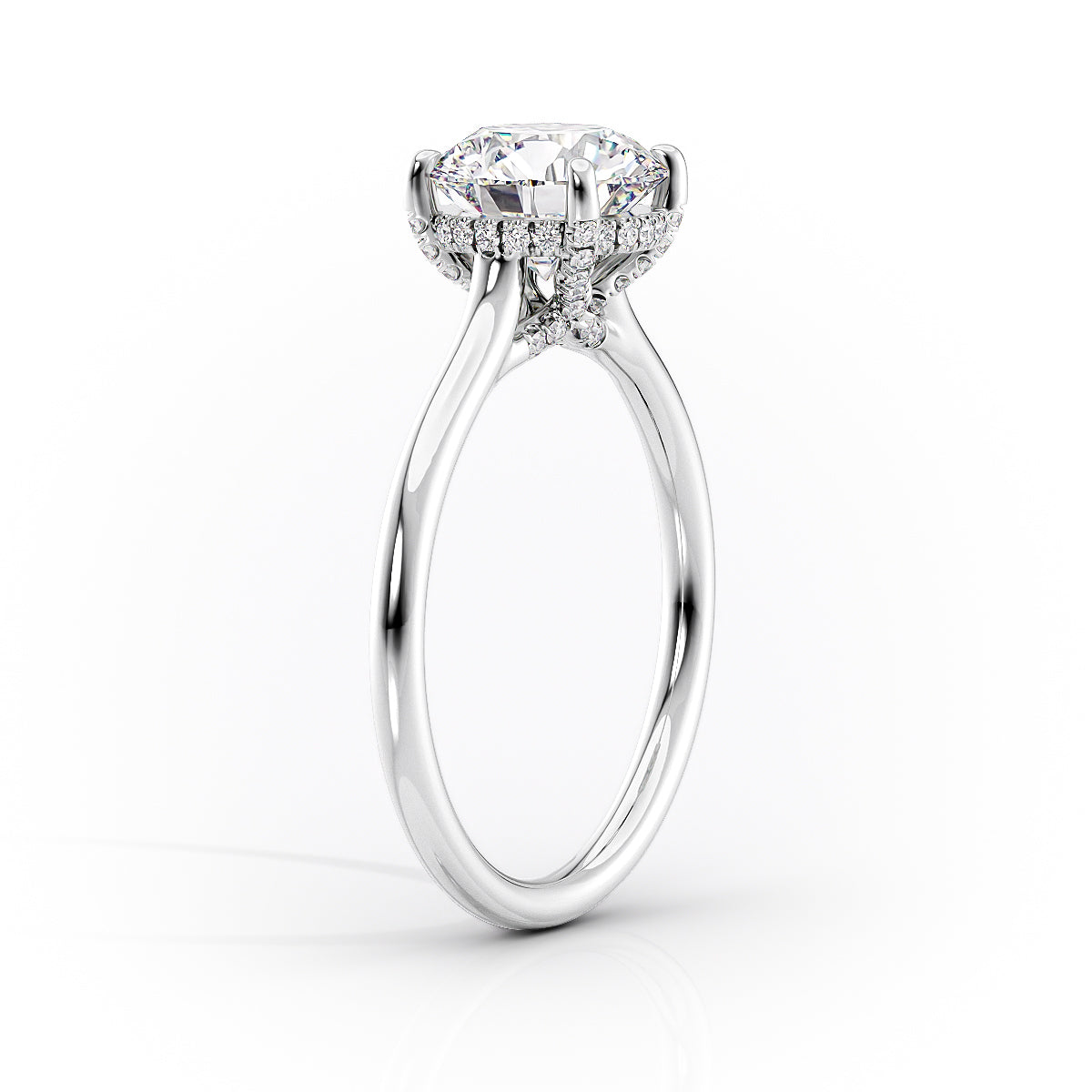 Pear White Gold 14K The Ellie, Pear White Gold 18K The Ellie