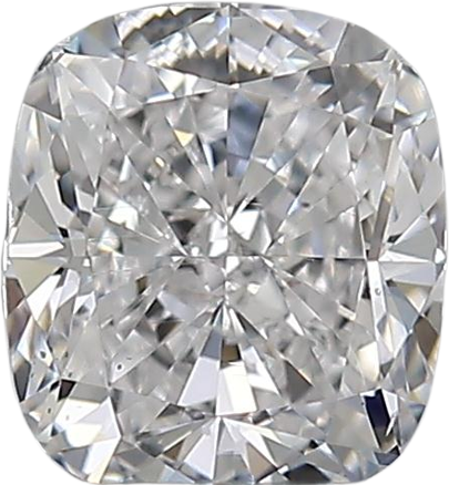 0.5 Carat D SI1 Elongated Cushion Natural Diamond