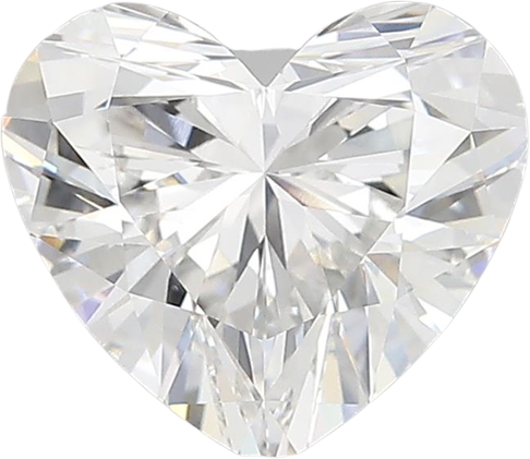 2.72 Carat F vvs2 Heart Lab Diamond