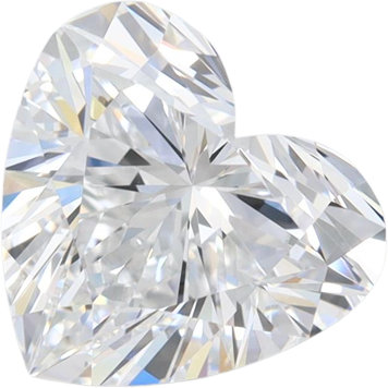 2.03 Carat D VVS1 Heart Lab Diamond