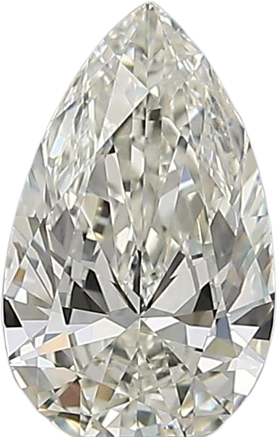 0.59 Carat J VS2 Pear Natural Diamond