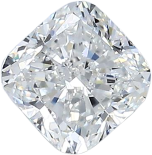 0.81 Carat F SI1 Cushion Natural Diamond
