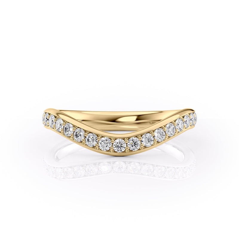 14k Yellow Gold Pave 3MM The Pave Berta 18k Yellow Gold Pave 3MM The Pave Berta