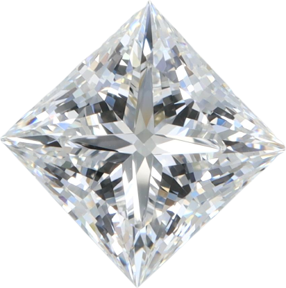 2.12 Carat F VVS2 Princess Lab Diamond