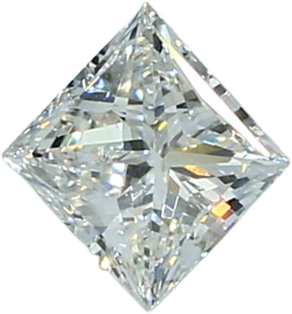 0.53 Carat J VVS2 Princess Natural Diamond