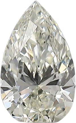 0.59 Carat J VS1 Pear Natural Diamond